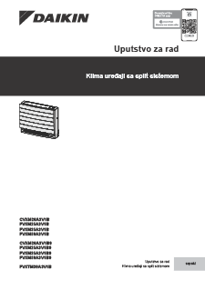 CVXM-A.CVXM-A9.FVXM-A.FVXM-A9.FVXTM-A_Operation manual_3PSR477071-2M_Serbian download